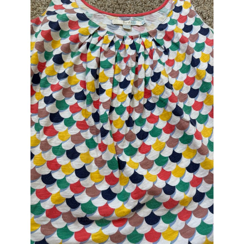 Boden Multicolor Scallop Print Sleeveless Blouse - Picture 4 of 9